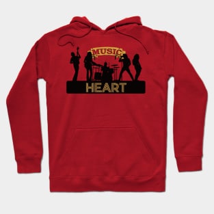 band heart 3 Hoodie